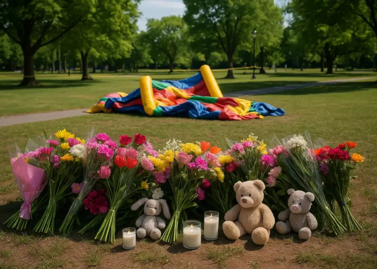 Tragedy as girl dies and others injured after bouncy castle lifted by winds in Montreal