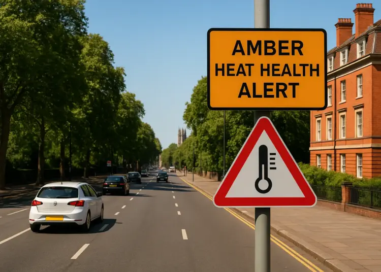 UK issues amber heat health alerts as temperatures soar