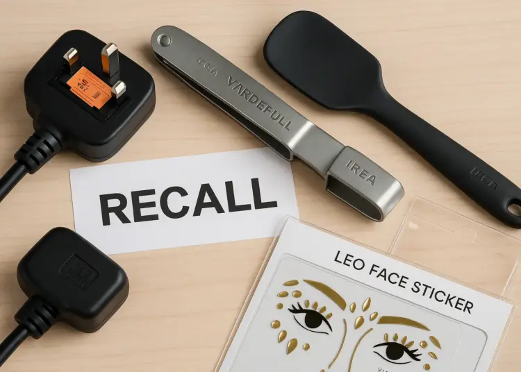 Urgent recall issued for multiple products over safety concerns
