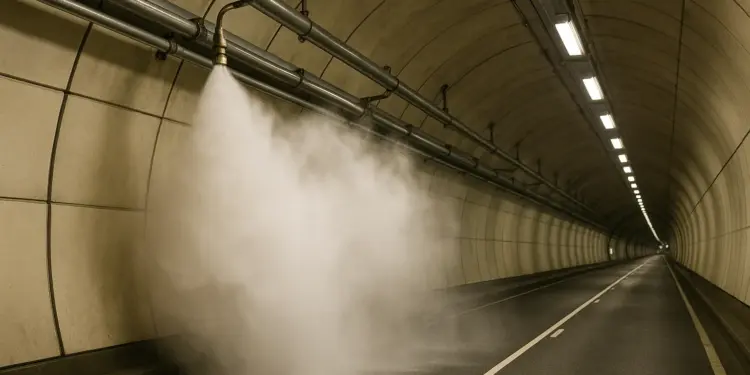 YouTuber unveils unique fire safety system at Tyne Tunnels