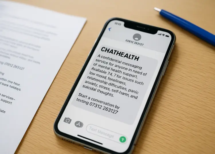 ChatHealth launches confidential text support for mental health in Oxfordshire and Buckinghamshire
