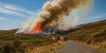Fire in South Wales prompts major emergency response and health warnings