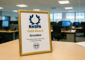 Grundon honoured with RoSPA Gold Award for health and safety excellence