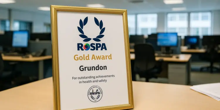 Grundon honoured with RoSPA Gold Award for health and safety excellence