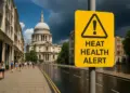 Heat health alerts issued across UK as rain forecast arrives