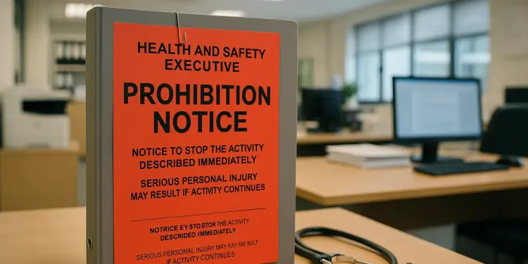 HSE takes unprecedented action against substandard occupational health service