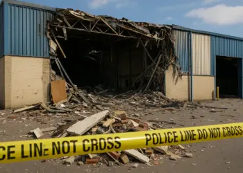 Man killed and three injured in industrial explosion