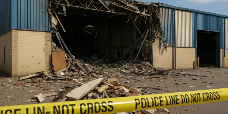 Man killed and three injured in industrial explosion