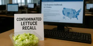 Outbreak of cyclosporiasis reveals gaps in US food safety system