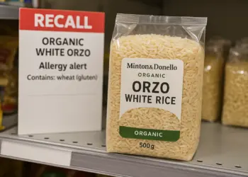 Pasta recall issued over undeclared wheat allergen