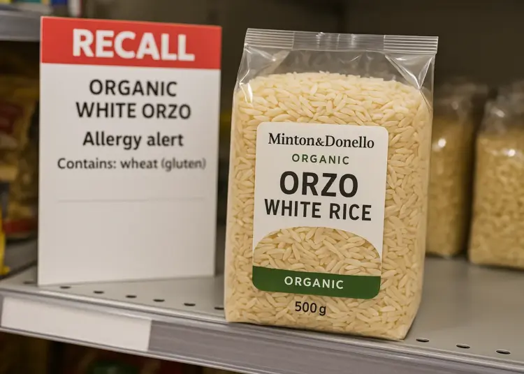 Pasta recall issued over undeclared wheat allergen