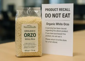Pasta recall issued over undeclared wheat allergen risk