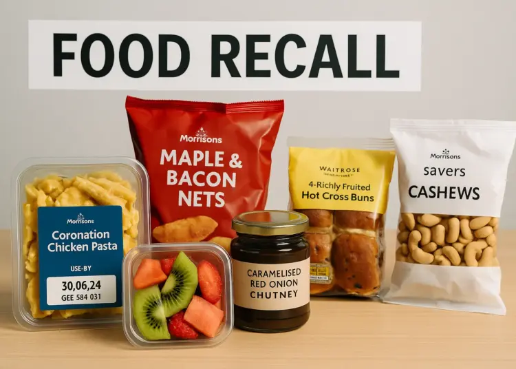 Supermarkets issue widespread food recalls amid health concerns