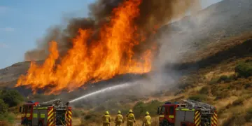 UK battles major wildfire threat amid record heatwave