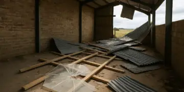 Building firm fined after bricklayer's serious fall from barn roof