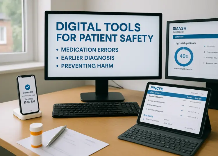 Digital technologies in GP practices enhance patient safety and reduce errors