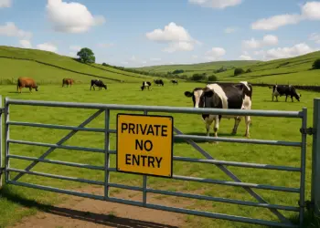 Farmer warns of dangers as runners trespass on private land