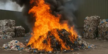 Fires linked to lithium batteries surge as recycling centres face crisis