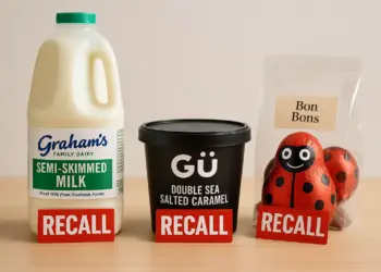 Food safety alerts issued for chocolate, milk and dessert recalls in UK