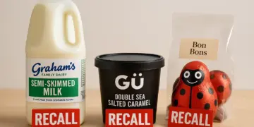 Food safety alerts issued for chocolate, milk and dessert recalls in UK