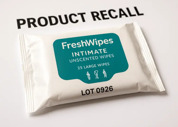FreshWipes recalls intimate wipes over potential skin reaction concerns