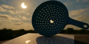 Government warns Britons to use colanders for safe solar eclipse viewing