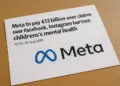 Meta to pay £13 billion for harming children's mental health