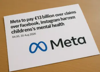 Meta to pay £13 billion for harming children's mental health
