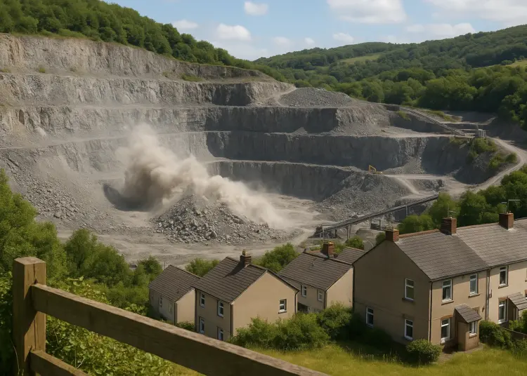 Residents demand halt to quarry blasting amid safety fears