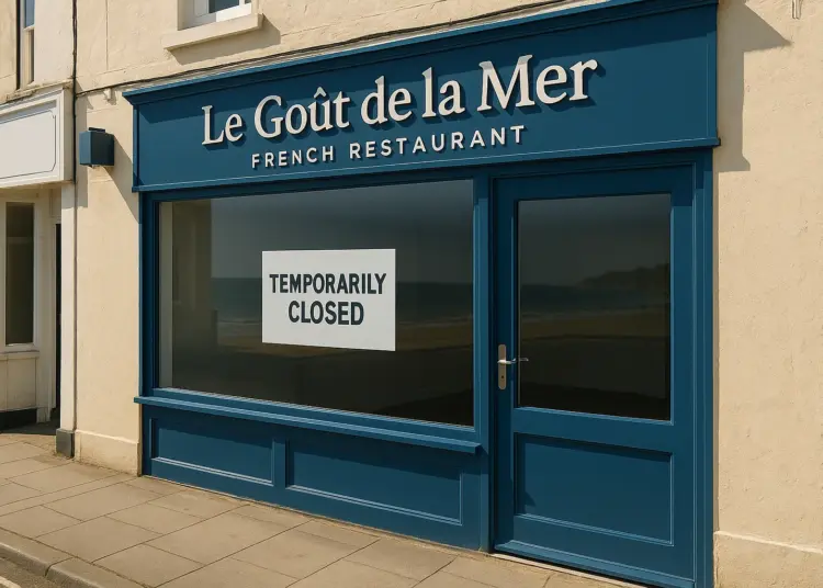 Restaurant closure follows registration issues amid safety advice