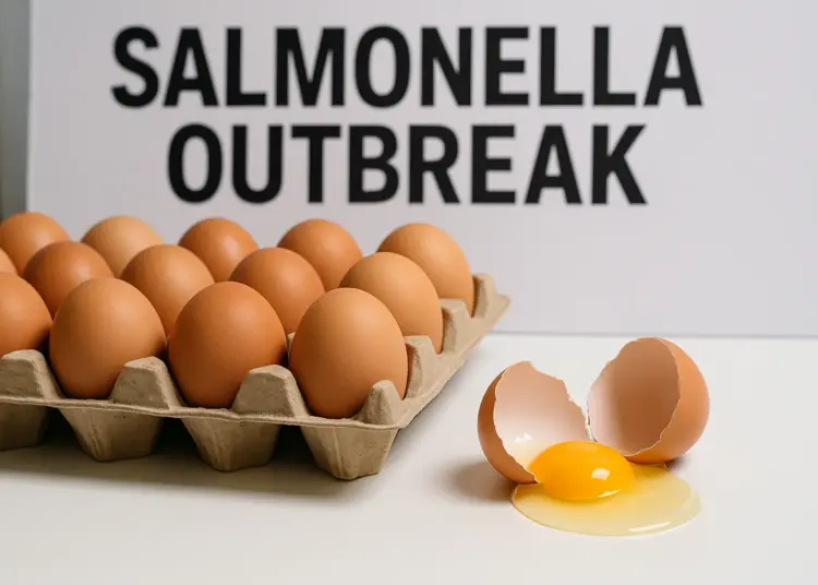 Salmonella outbreak linked to imported eggs claims one life and sickens hundreds