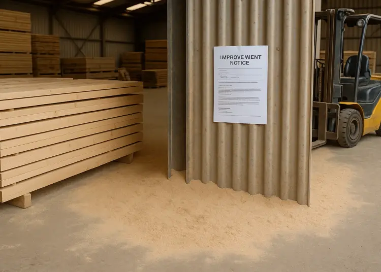 Timber company fined £25,000 for failing to protect workers from health risks