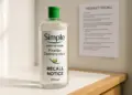 Urgent recall issued for Simple micellar cleansing water over eye inflammation risk