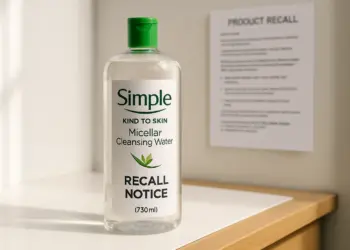 Urgent recall issued for Simple micellar cleansing water over eye inflammation risk