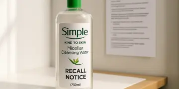 Urgent recall issued for Simple micellar cleansing water over eye inflammation risk