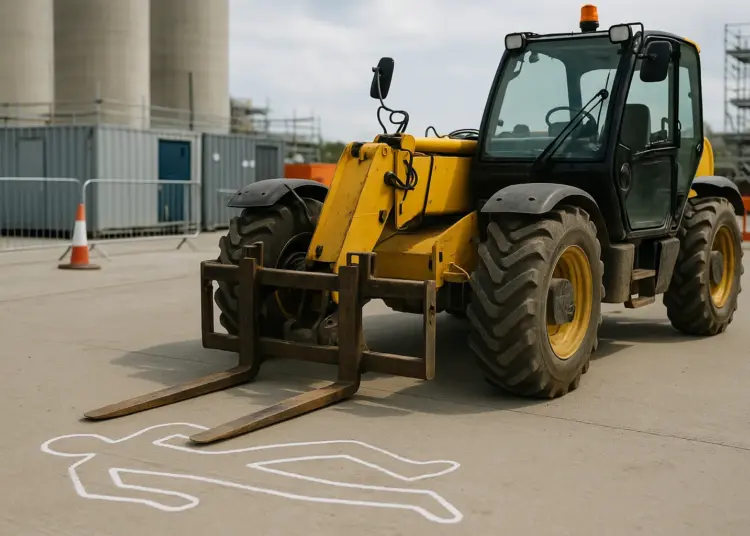 Vehicle operator sentenced after fatal incident at work site