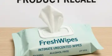 Wet wipes recalled over health risk due to contamination concerns