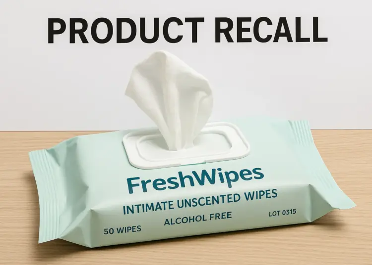 Wet wipes recalled over health risk due to contamination concerns