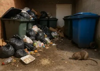 Overflowing bins attract pests and frustration in Swindon flats