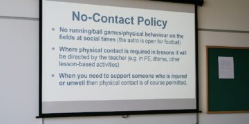 Parents outraged by school’s no-contact policy following detention for high-five