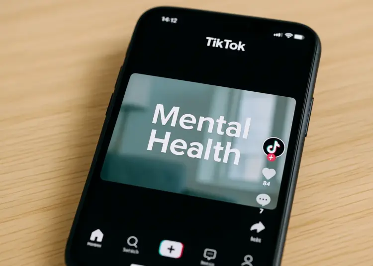 TikTok's design complicates young people's access to reliable mental health advice