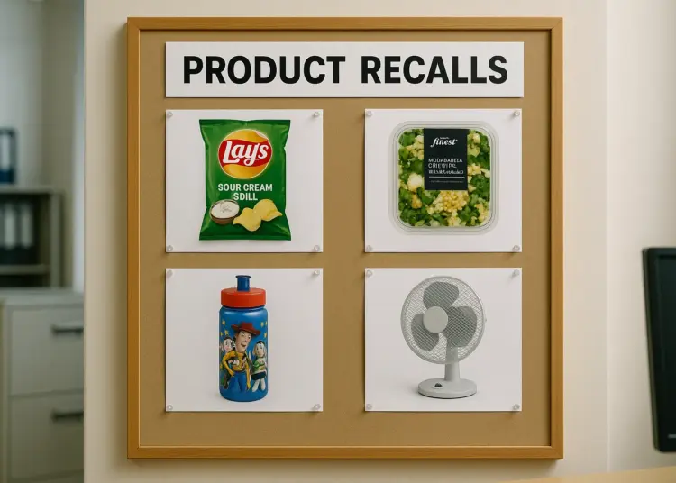 UK shoppers urged to check for widespread product recalls