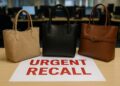 Urgent recall of tote bags due to chemical safety risk
