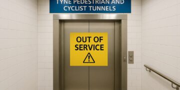 Safety defects lead to closures at Tyne pedestrian and cyclist tunnels