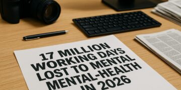 UK reaches 17 million working days lost to mental health issues
